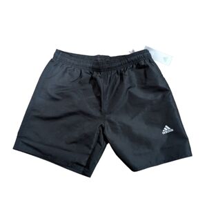 Adidas Youth Black Athletic Shorts Elastic Waist | XL (Youth) | New With Tags